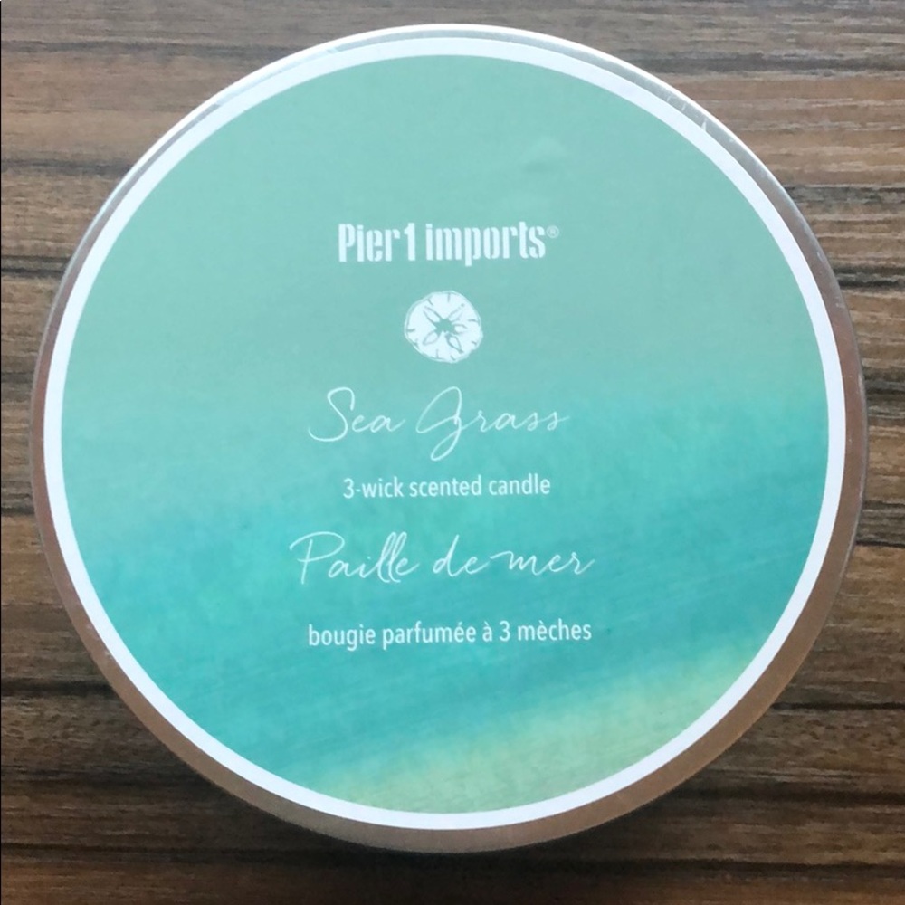 Pier 1 Sea Grass Candle 13.9 oz